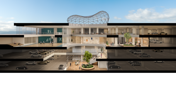 [첨부.3] 래미안 루미원 아트리움 커뮤니티 단면도 (1)