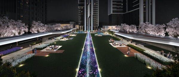 총 325m 아트 갤러리 회랑 (사진=HDC현대산업개발)