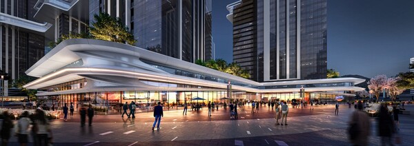 용산정비창 포디움 조명 투시도 (사진제공=HDC현대산업개발) 