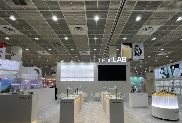 2025 인터참코리아에 전시된 세포랩 부스 (사진=퓨젠바이오)