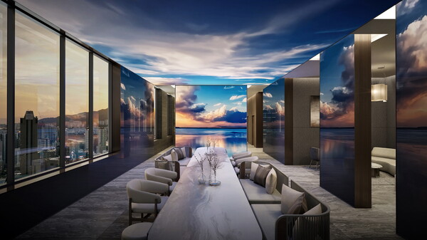 서면 써밋 더뉴 스카이라운지 (사진제공=대우건설)