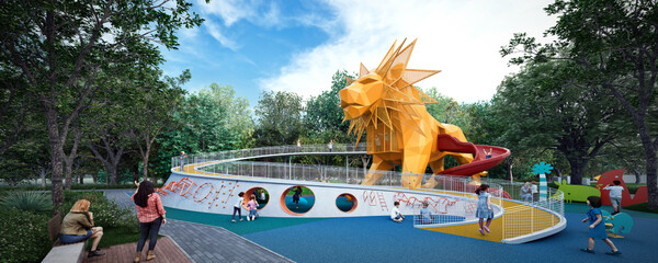 써밋 프라니티의 아트 플레이 그라운드 (사진=대우건설)