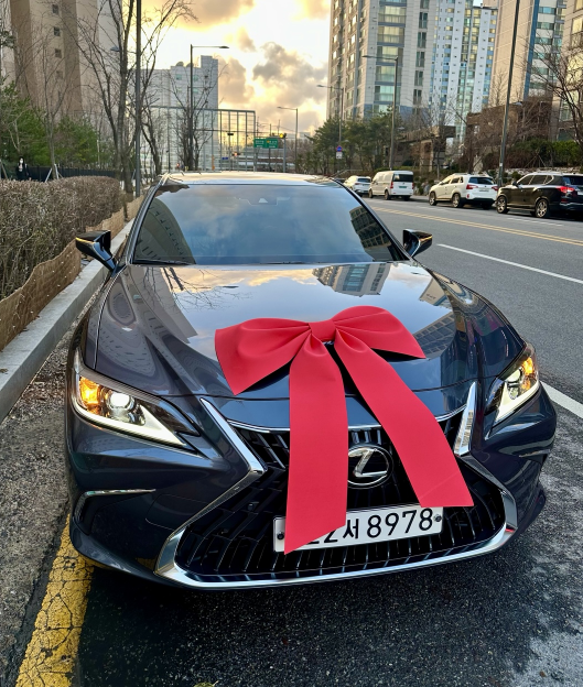 정용희 전무는 사업 성과를 인정받아 회사로부터 렉서스 차량을 제공받았다. 사진=MJ플렉스