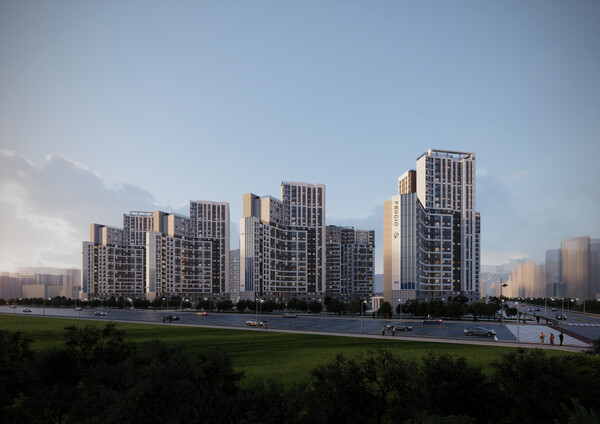 에코델타시티 푸르지오 트레파크 투시도(사진제공=대우건설 컨소시엄)