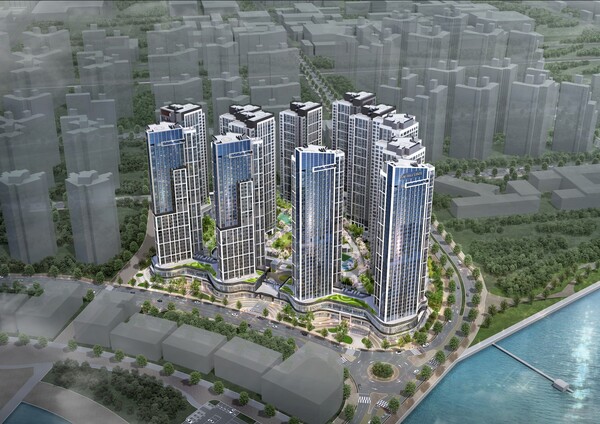 힐스테이트 더웨이브시티 조감도 (사진=현대건설)