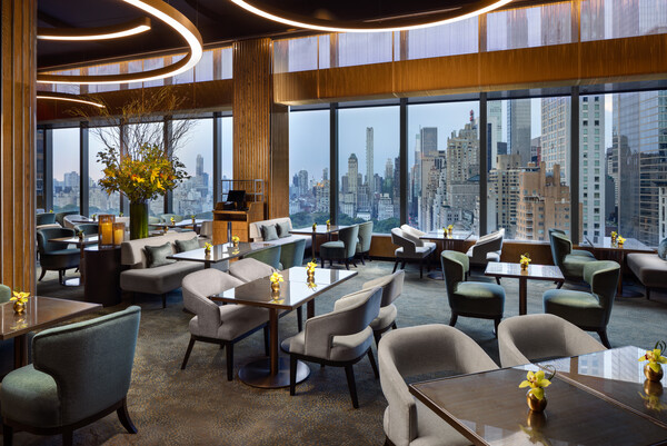 만다린오리엔탈 뉴욕 MO LOUNGE (사진=한화)