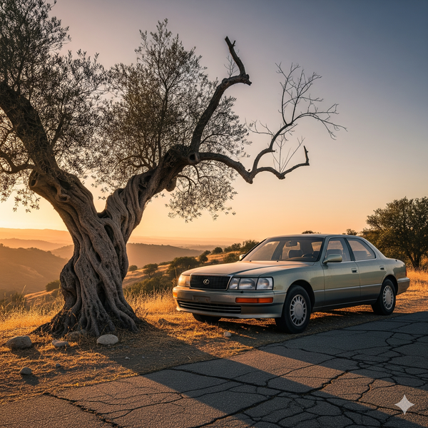  *구글 생성형AI Gemini. 낡은 렉서스와 시든 올리브나무