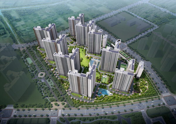 풍무역 푸르지오 더 마크 조감도 (사진제공=대우건설)