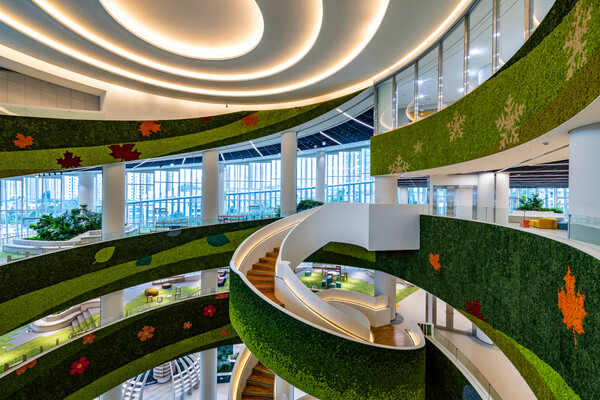 경기도서관 내부 모습 (사진=대보건설)