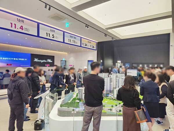 효성해링턴 플레이스 영주 더리버 견본주택 (사진=하나자산신탁)