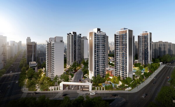  '더 뉴 하우스' 신사업을 통해 바뀌게 될 삼성동 힐스테이트 2단지 조감도 (사진제공=현대건설)