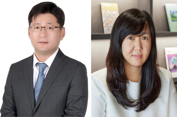 정인 (주)대림 대표이사(왼쪽), 이정은 글래드 호텔앤리조트 대표이사.